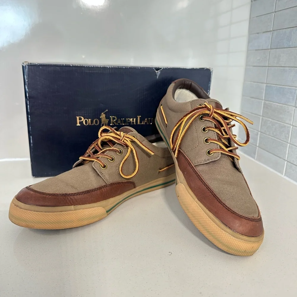 #2742 Polo Ralph Lauren Vance Side Lace Men's Size 12D Casual Shoes Sneakers